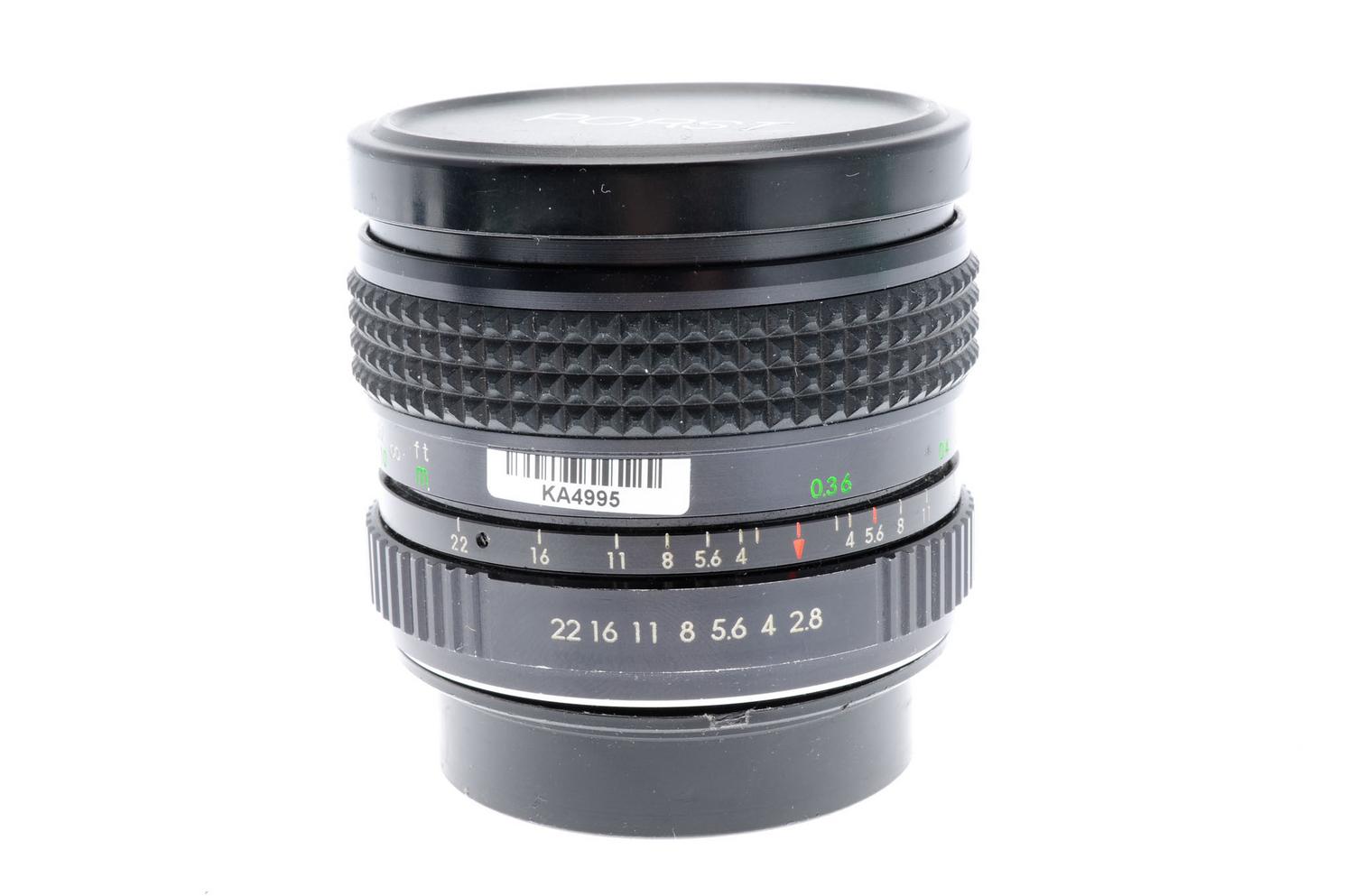 Porst 28mm f2.8 Auto F Weitwinkel MC - Lens