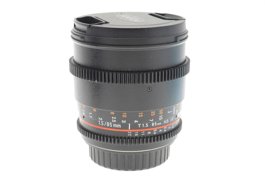 Rokinon 85mm T1.5 AS IF UMC II Cine - Lens