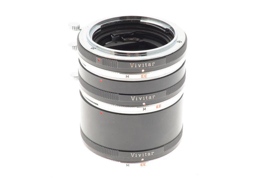 Vivitar AT-7 Auto Extension Tube Set - Accessory