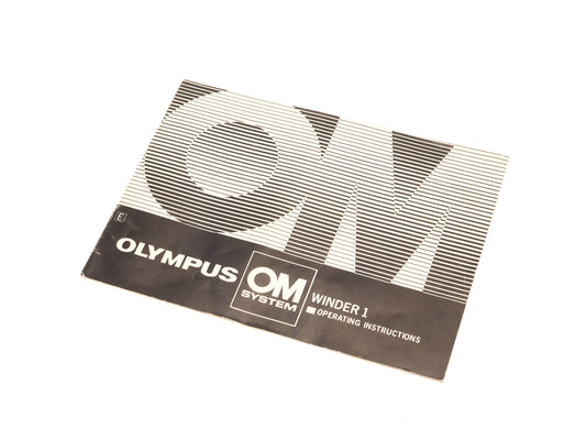 Olympus Winder 1 Operating Instructions - Accessory