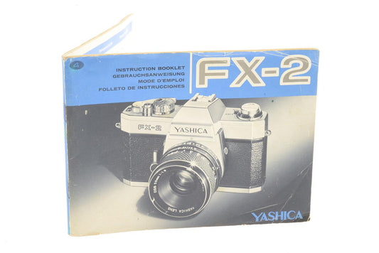 Yashica FX-2 Instruction Booklet - Accessory
