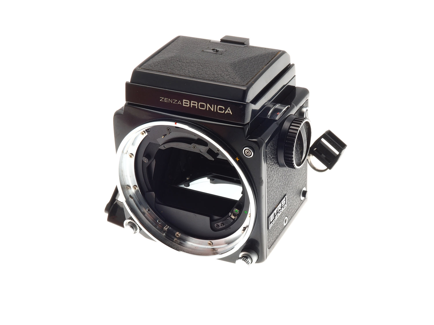 Zenza Bronica ETRS + 120 Film Back + Waist Level Finder