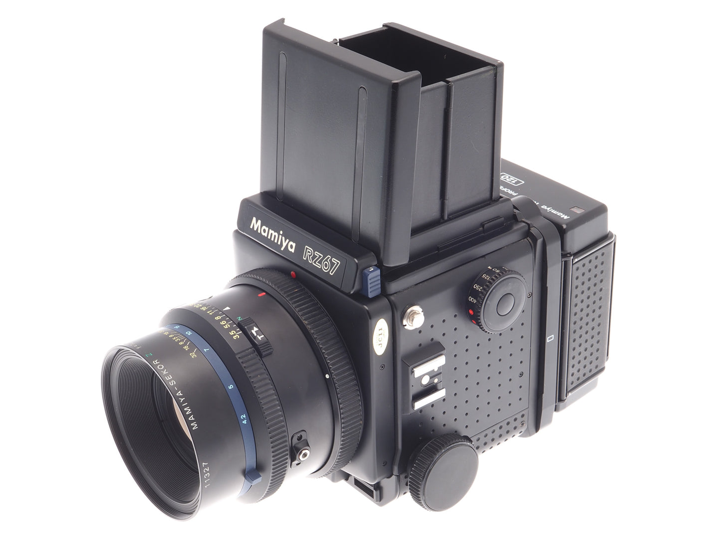 Mamiya RZ67 Professional + 127mm f3.5 Sekor Z W + 120 6x7 Roll Film Holder Professional + Waist Level Finder