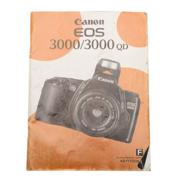 Canon EOS 3000/3000QD Instructions