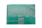 Olympus OM40 Program Instructions (A)