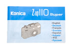 Konica Z-up 110 Super Instructions