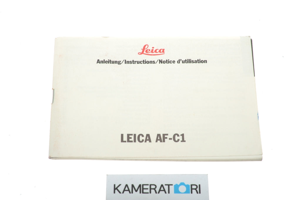 Leica AF-C1 Instructions