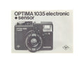 Agfa Optima 1035 Electronic Sensor Instructions - Accessory