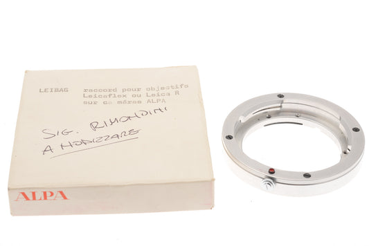 Alpa LEIBAG Leica R Adapter Ring - Lens Adapter