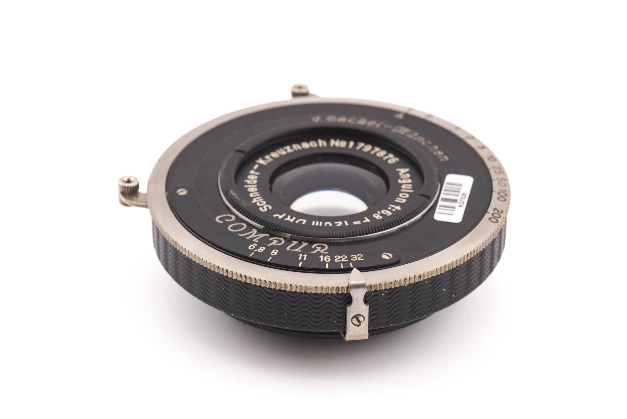 Schneider-Kreuznach 120mm f6.8 Angulon (Shutter) - Lens
