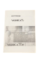 Yashica T AF Instructions