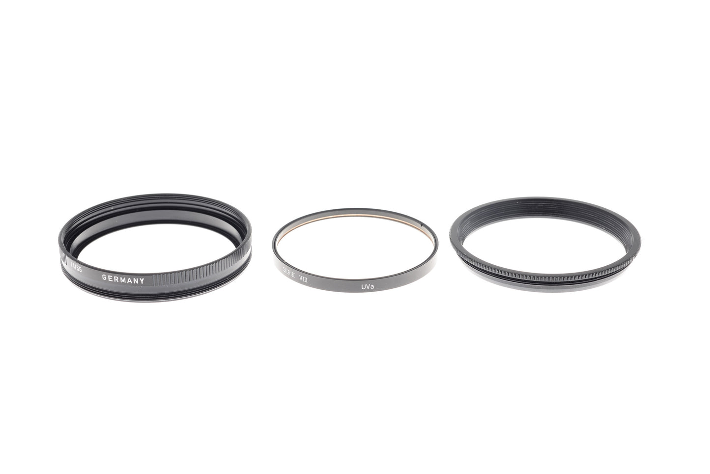 Leica Series 8 VIII Filter Retaining Ring (14165) + Series VIII (8) UVa Filter