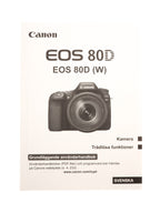 Canon EOS 80D Instructions