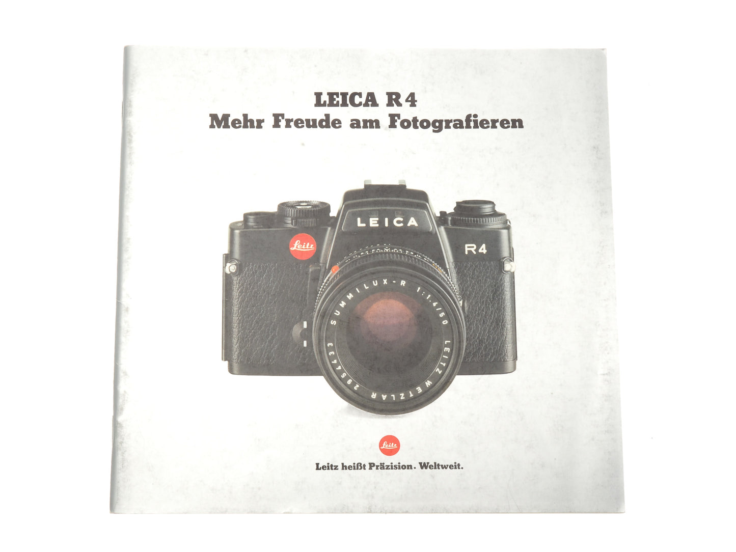 Leica R4 Factory Brochure