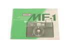 Yashica MF-1 instructions