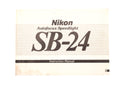 Nikon SB-24 Instructions