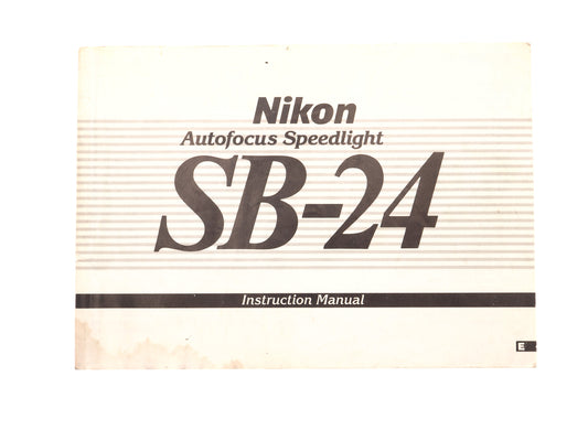 Nikon SB-24 Instructions