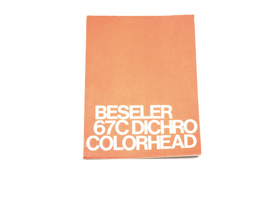 Beseler 67C Dichro Colorhead Manual - Accessory