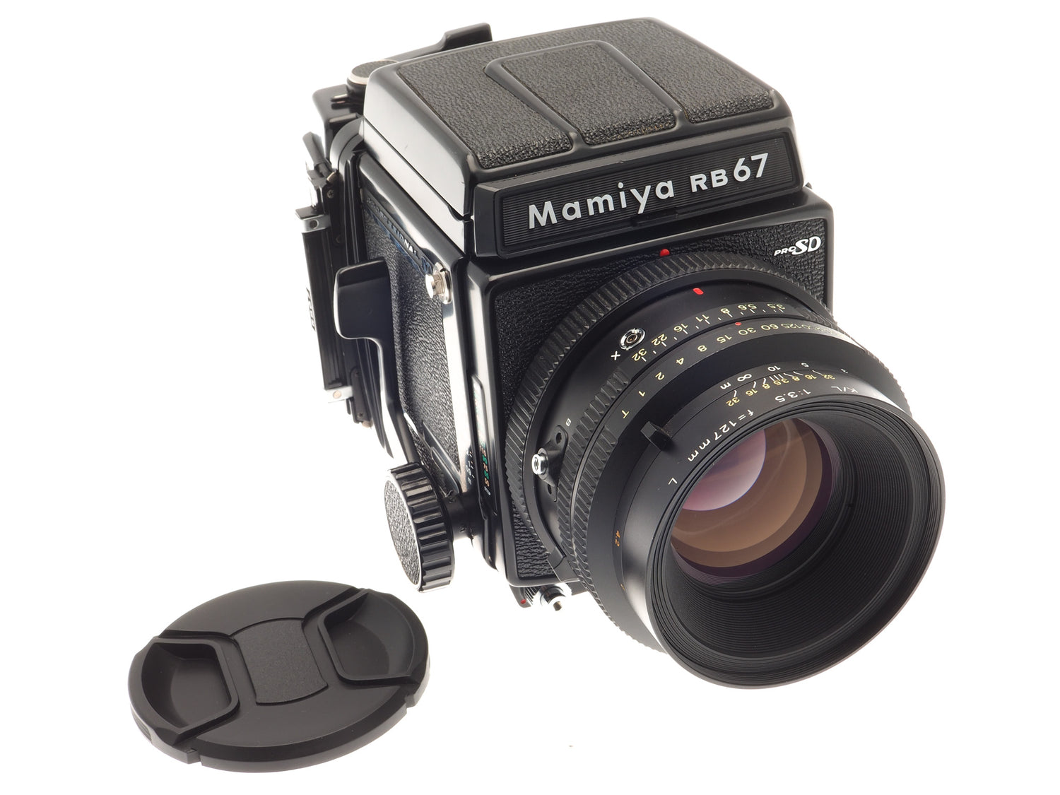 Mamiya RB67 Pro SD + 120 Pro-SD 6x7 Film Back + 127mm f3.5 L K/L + Wai