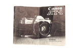 Canon AT-1 Instructions