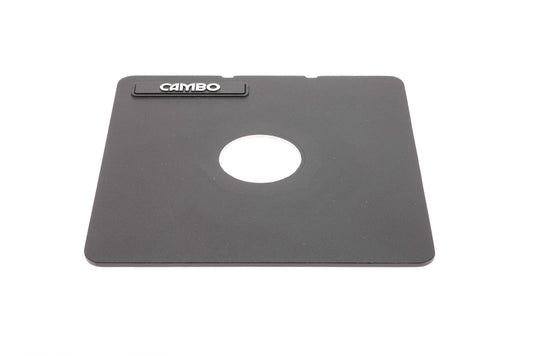 Cambo 163 x 163 mm C-224 Lens Board (Custom Hole) - Accessory