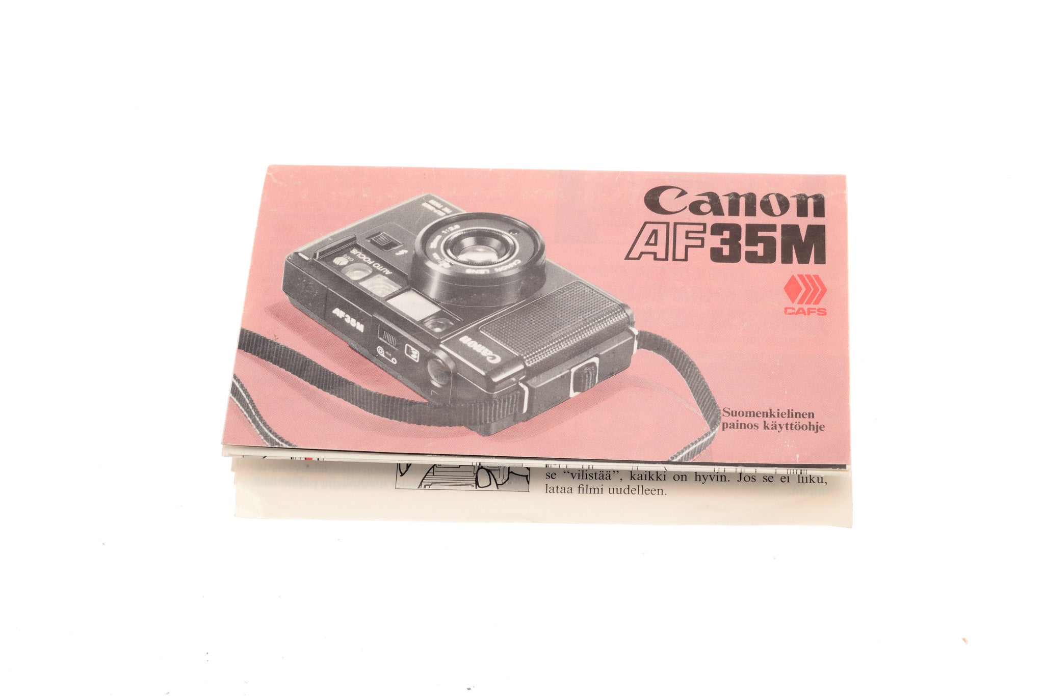 Canon AF35M II / AF35M II Quartz Date Instructions - Accessory