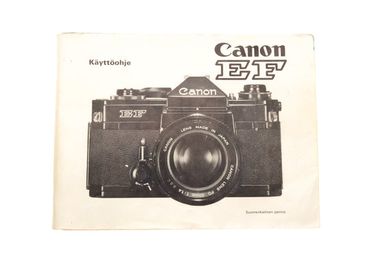 Canon EF Instructions - Accessory
