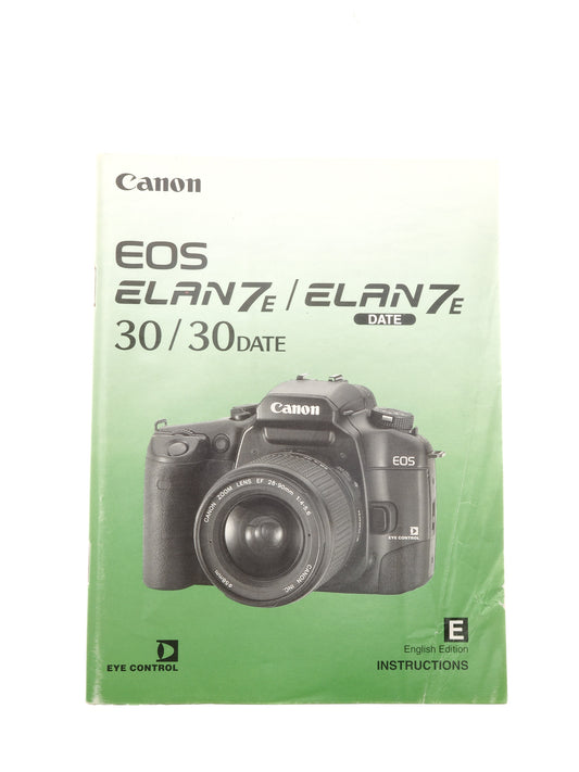 Canon EOS Elan 7e (Date) / 30 (Date) Instructions - Accessory