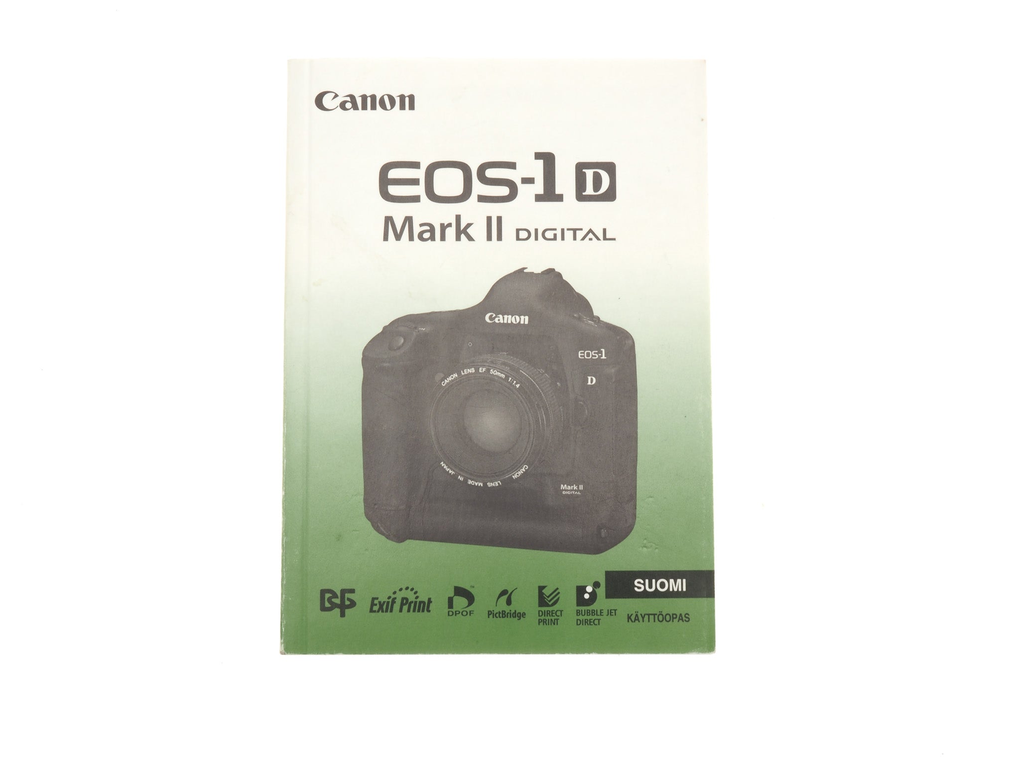 Canon 1D Mark II Instructions - Accessory
