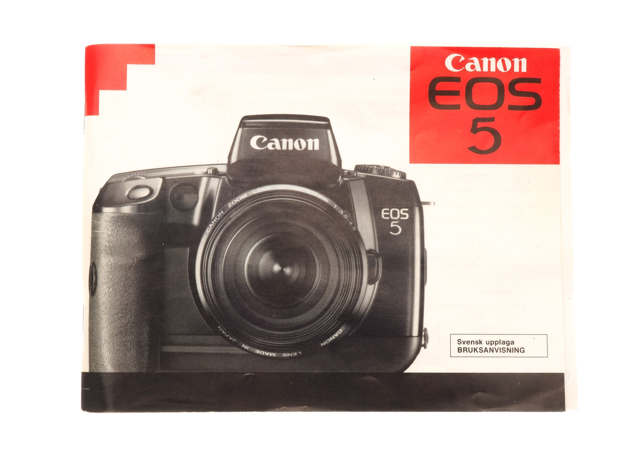Canon EOS 5 Instructions - Accessory