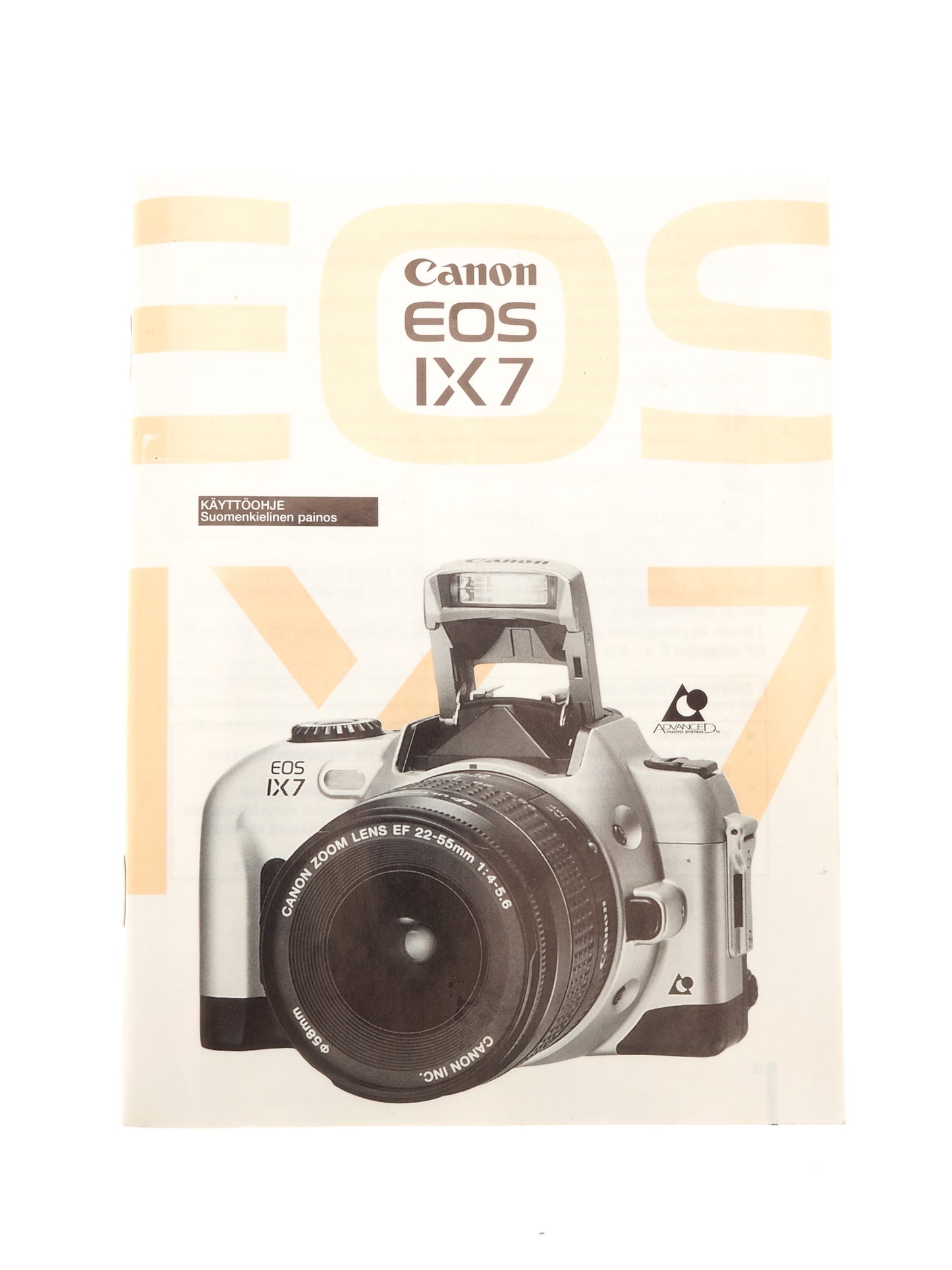 Canon EOS IX 7 Instructions - Accessory