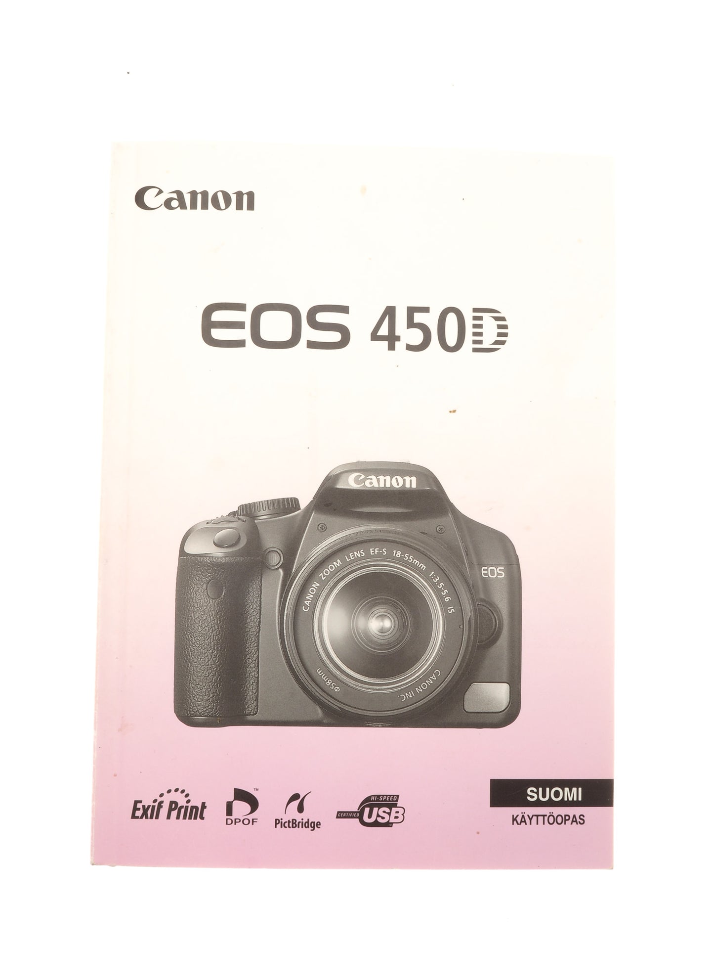 Canon 450D Instructions