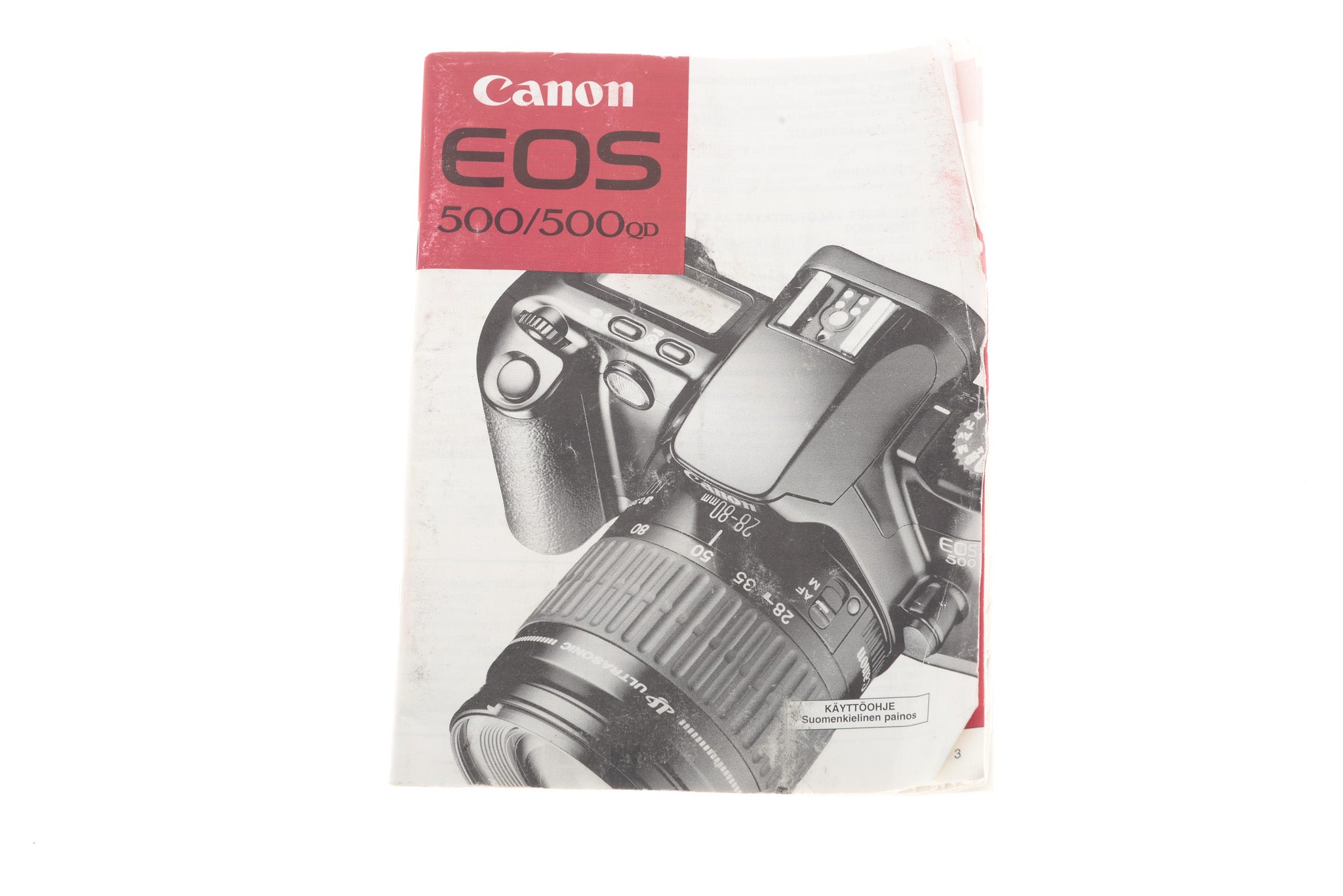 Canon EOS 500/500QD Instructions