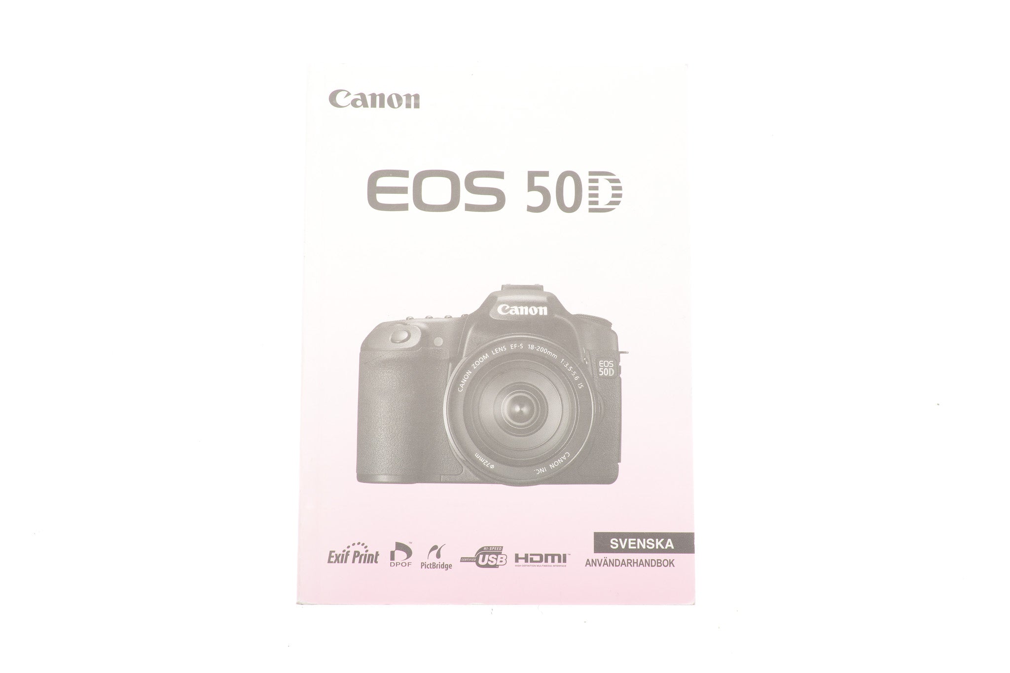 Canon EOS 50D Instructions - Accessory – Kamerastore