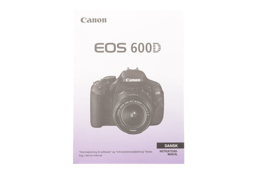 Canon EOS 600D Instructions - Accessory