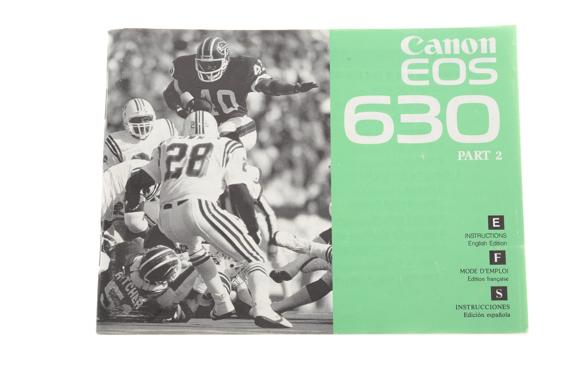 Canon EOS 630 Instructions Part 2 - Accessory