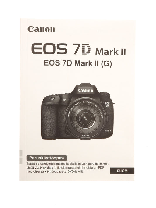 Canon 7D Mark II (G) Instructions