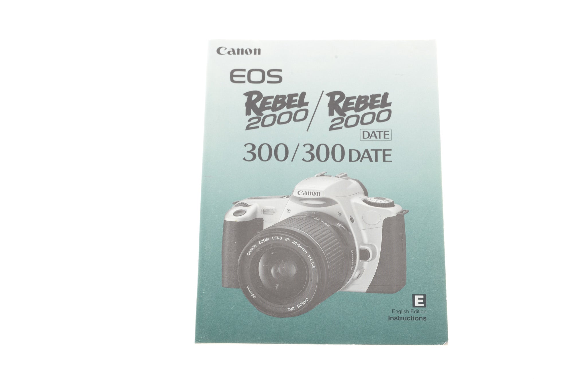 Canon EOS Rebel 2000/300(Date) Instructions - Accessory