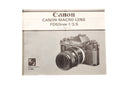 Canon Macro Lens FD50mm f/3.5 Instructions - Accessory