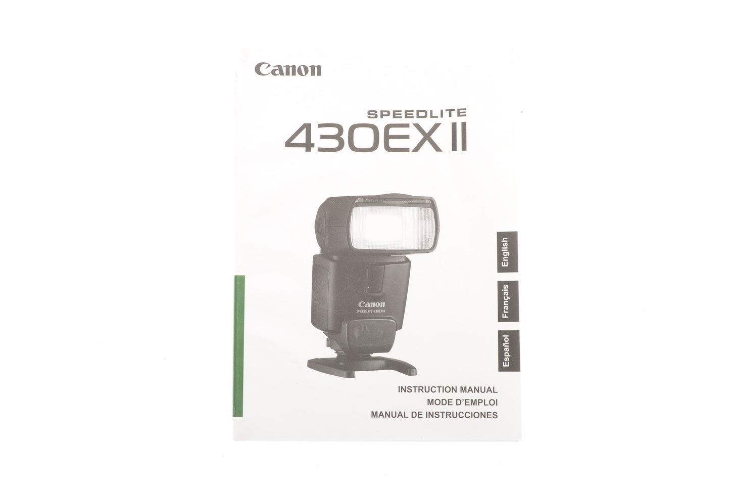 Canon 430EX II Speedlite Instructions - Accessory