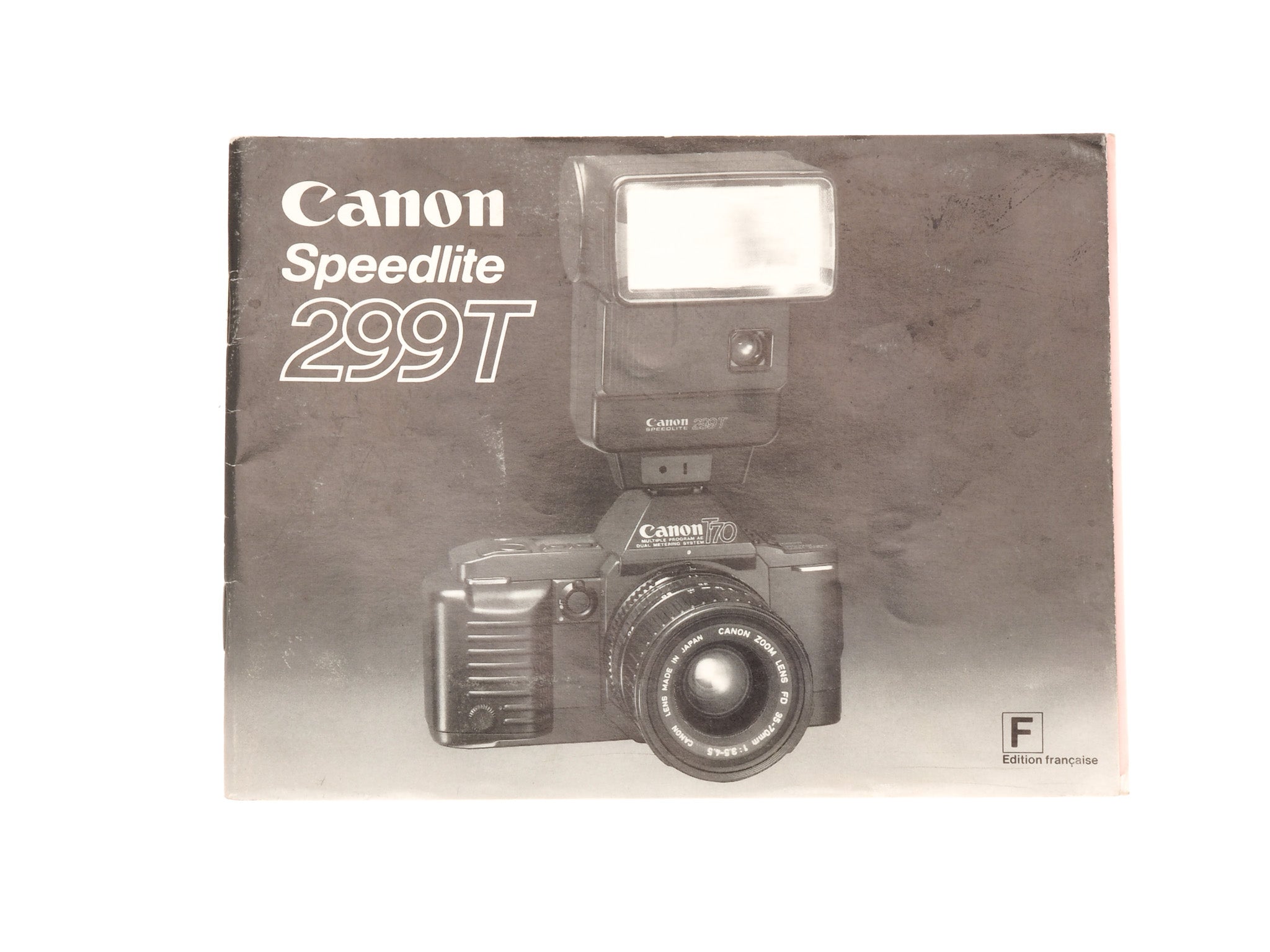 Canon Speedlite 299T Instructions - Accessory