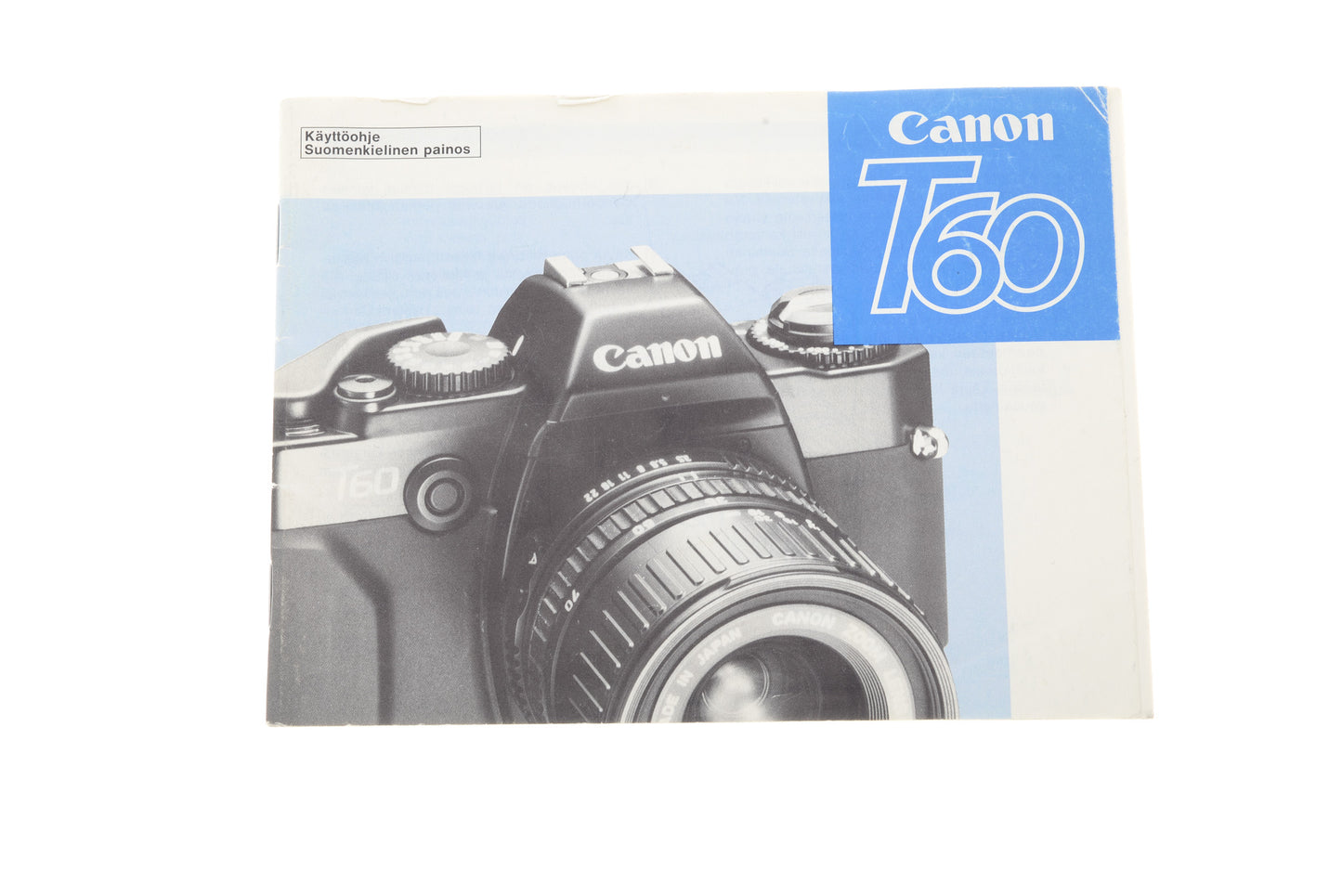 Canon T60 Instructions - Accessory