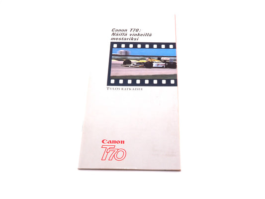 Canon T70 Tip Booklet - Accessory