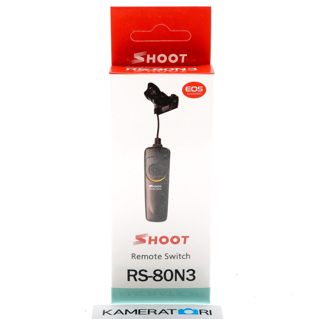 Shoot Remote Switch in a package. Canon N3-connector.