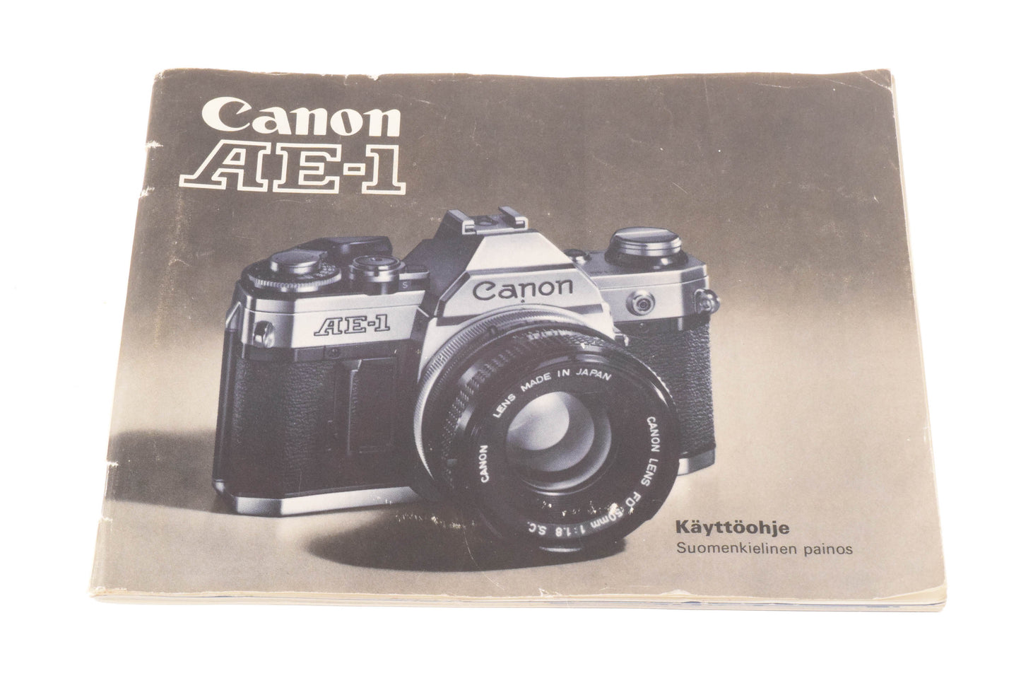 Canon AE-1 Manual in Finnish