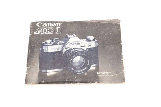 Canon AE-1 Instructions