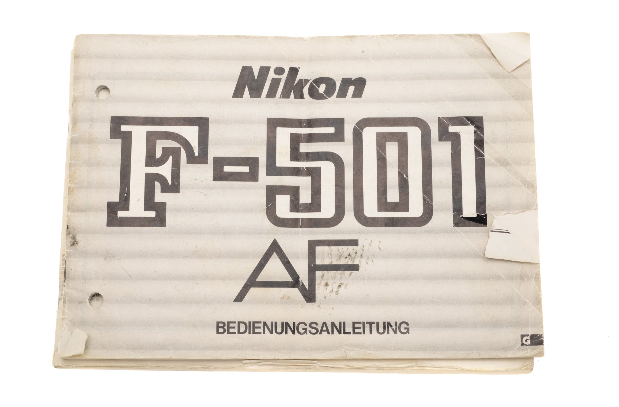 Nikon F-501 AF Instructions