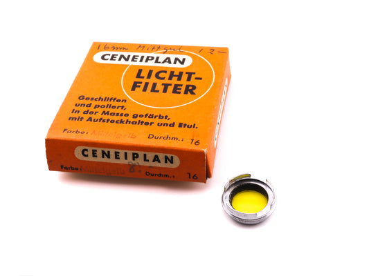 Ceneiplan 16mm Push-On Yellow Filter - Accessory