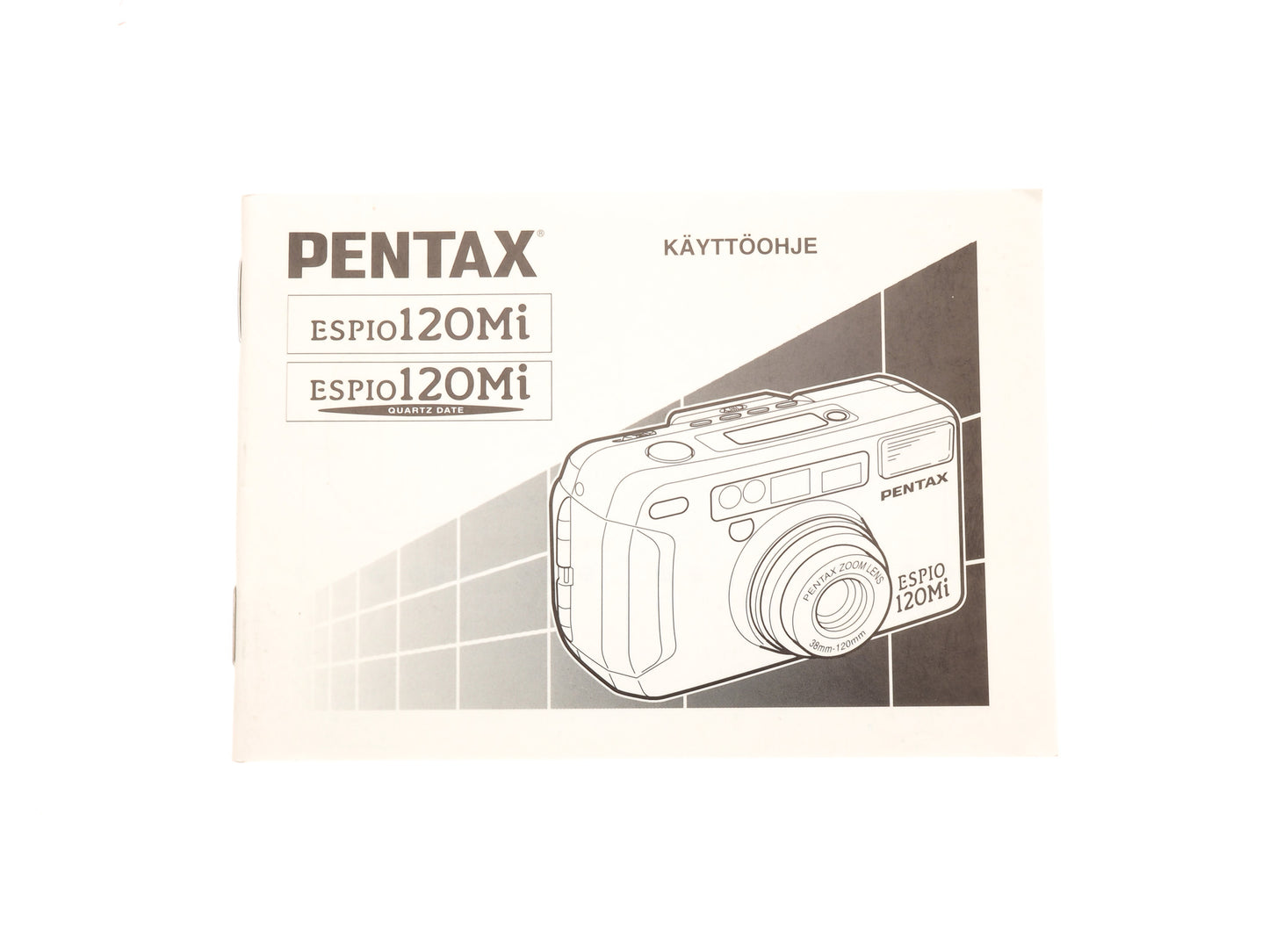 Pentax Espio 120Mi/120Mi Quartz Date Instructions