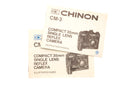 Chinon CM-3 Instructions
